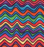 Rainbow zigzag.